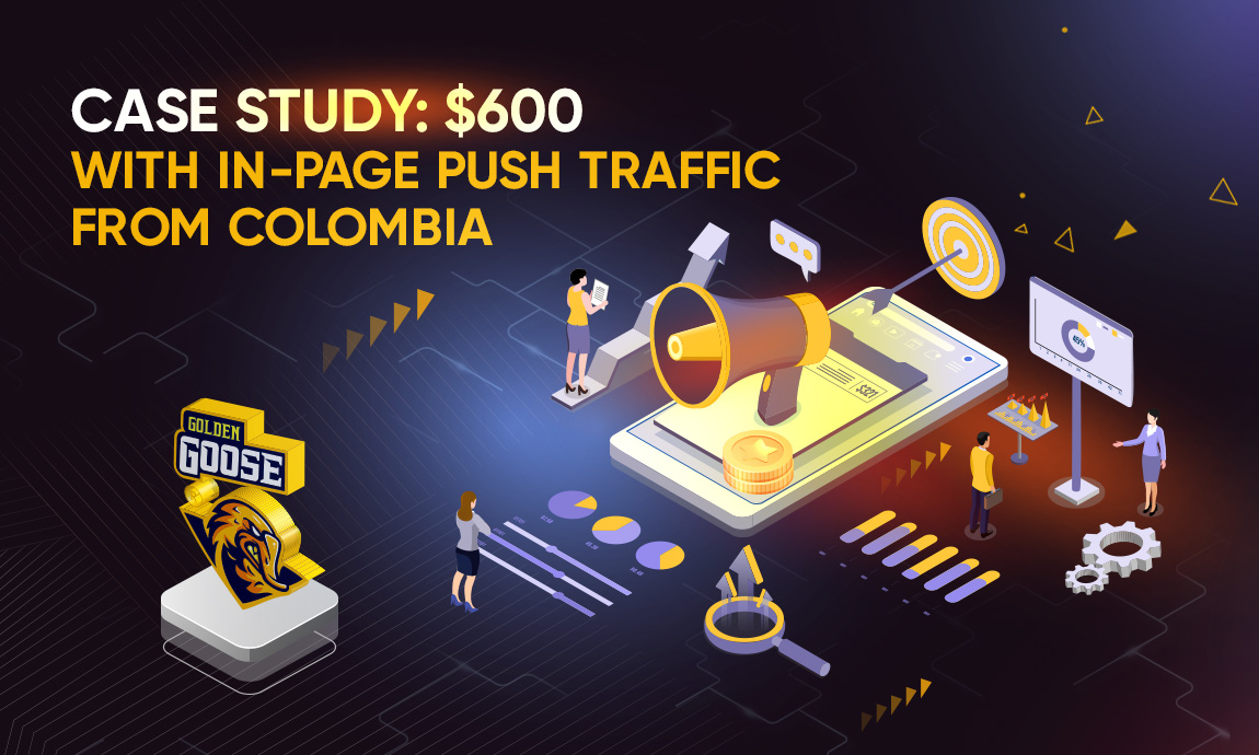 Mind-blowing Colombia: $600 in pure profit with In-Page Push traffic from PropellerAds