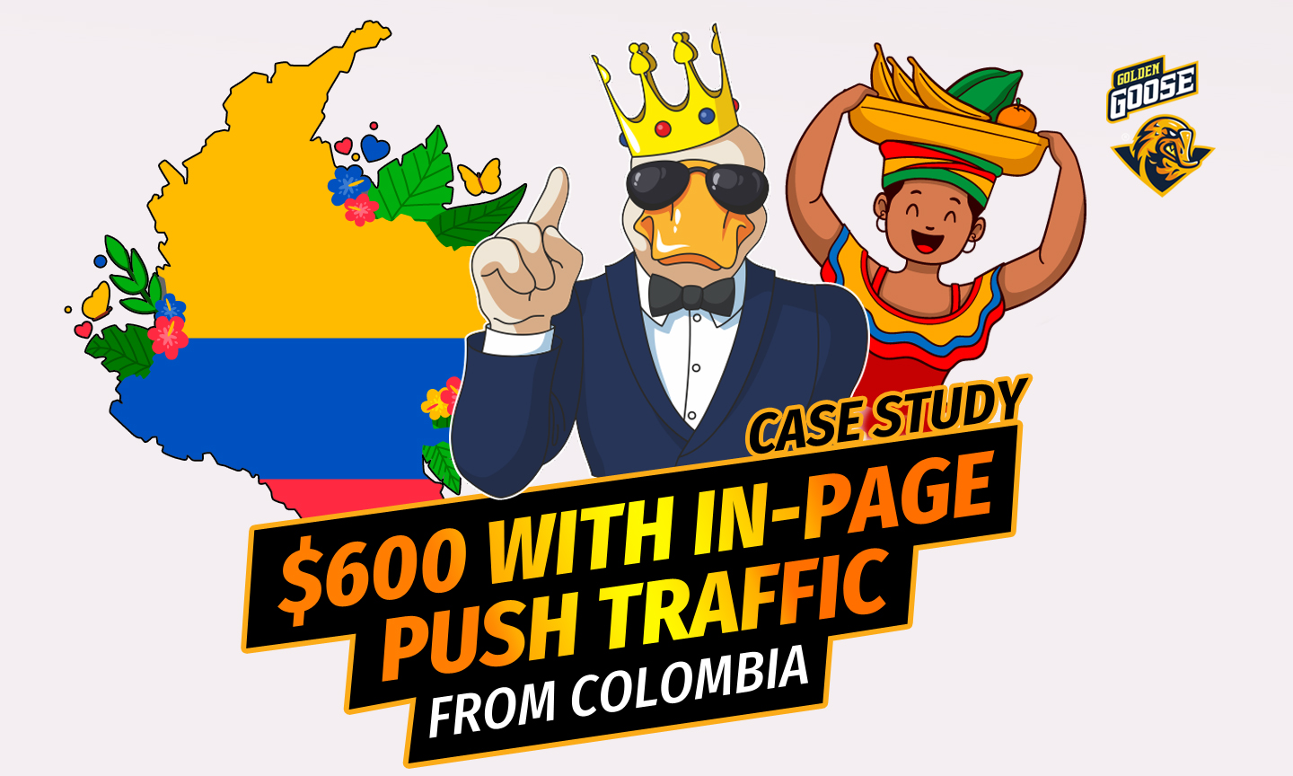 Mind-blowing Colombia: $600 in pure profit with In-Page Push traffic from PropellerAds