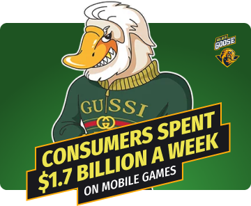 In the first quarter of 2021, consumers spent $1.7 billion a week on mobile games