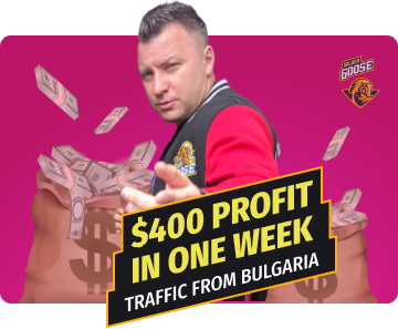 $400 profit in one week with push traffic from Bulgaria